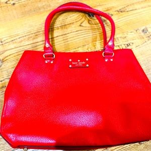 Kate Spade Red Leather Purse
